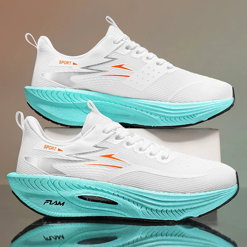 Zapatillas ligeras de correr transpirables muy a la moda, color degradado con suela de amortiguacion  muy confortables