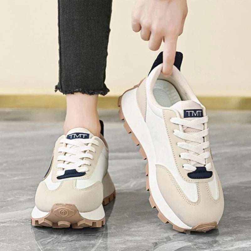 Women Sneakers  New Spring Autumn Brand Luxury Vulcanize Shoes Casual Footwear Zapatillas Mujer Light Flat Breathable Shoes