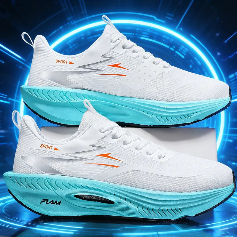Zapatillas ligeras de correr transpirables muy a la moda, color degradado con suela de amortiguacion  muy confortables